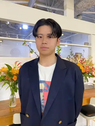 ショート メンズ おしゃれパーマ メンズ特化/みーまんのヘアスタイル