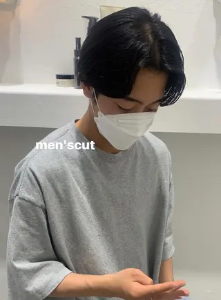 メンズ 顔周りレイヤー 🎀マリノのヘアスタイル