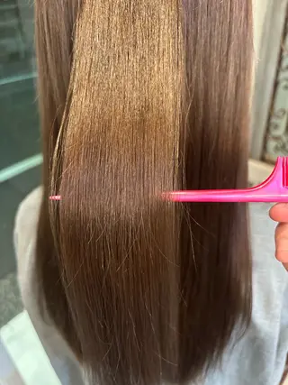 ロング 山﨑彩乃 🫧 縮毛矯正🪐のヘアスタイル