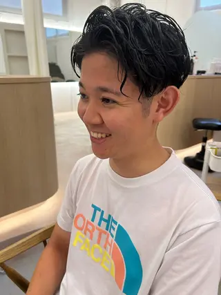 パーマ 名古屋/伏見/花屋 併設/不破新のヘアスタイル