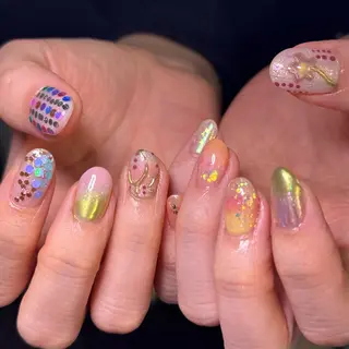 ネイル nail salon supe_所属・supe_ 八幡🐺*❅·̩͙のネイルデザイン
