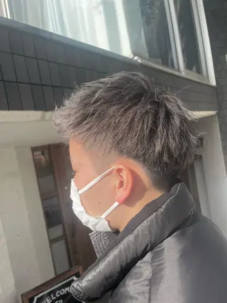 カラー メンズ FUJINO RYOのヘアスタイル