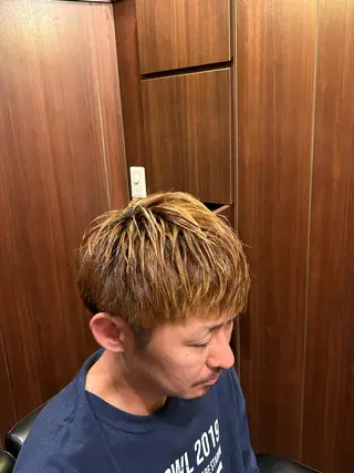 ショート カラー 西本 健斗のヘアスタイル