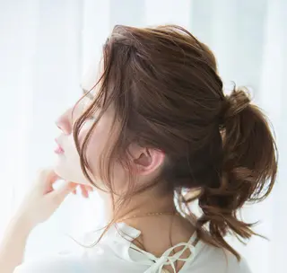 カラー 岩渕 由里香のヘアスタイル