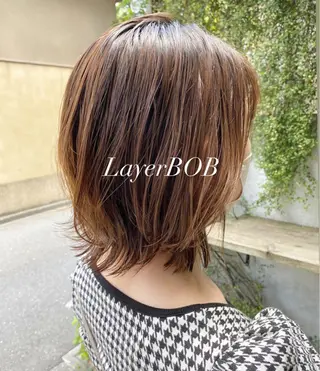 ミディアム カラー 小顔ショート✁ ⁂Yukari⁂のヘアスタイル