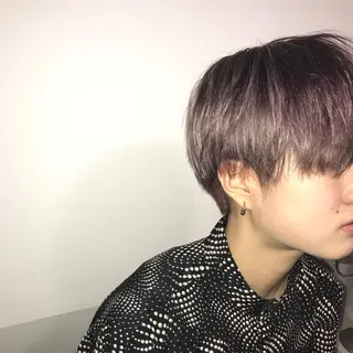 ショート カラー Aust hair Stella新宿所属・Yuki☺︎パーマ レイヤーカットウルフのヘアスタイル