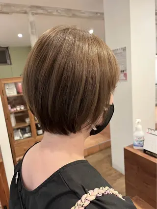 ショート かとう はるかのヘアスタイル