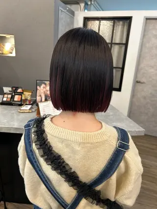 ショート カラー ブリーチ／ヘアセット 🪞🌙minamiのヘアスタイル