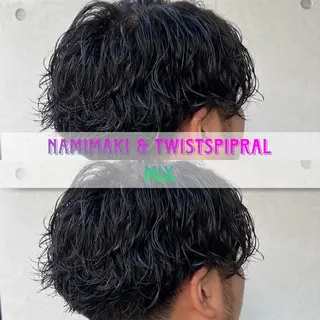 ショート パーマ メンズ 湘南のパーマ職人 🔥清水琉葵🔥のヘアスタイル