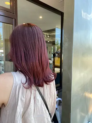 ミディアム カラー 透明感カラー 天羅のヘアスタイル