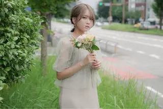 セミロング 名古屋/伏見/花屋 併設/不破新のヘアスタイル