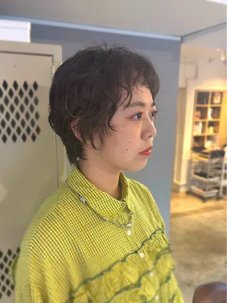 ショート 髪質改善ストレート/ coiiはしもとはなのヘアスタイル