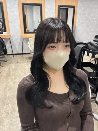 カラー La fith hair ray 札幌店所属・顔まわり/W カラー/リョウのヘアスタイル