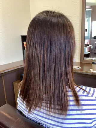 セミロング loji hair所属・🌈ママ美容師🌈 齋藤美和のヘアスタイル