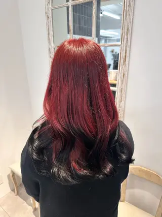 セミロング カラー 三澤 優音のヘアスタイル