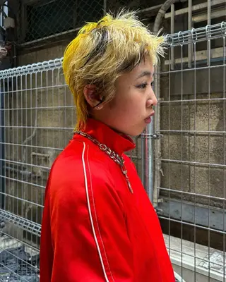 ショート カラー メンズ/特殊ヘア パーマ🕷️小夏貴也のヘアスタイル