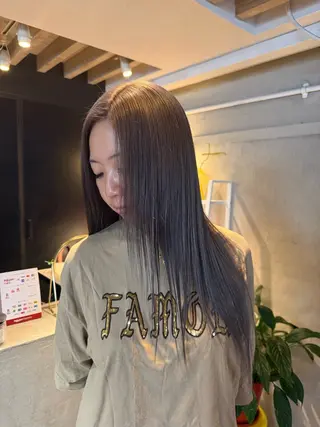 セミロング カラー ヘアアレンジ 海外/ハイトーン🪽 ☯️ami☯️のヘアスタイル