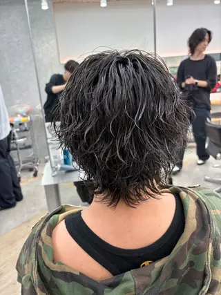 パーマ メンズ 🌀toa/波巻き✨ /メンズパーマ／栄のヘアスタイル