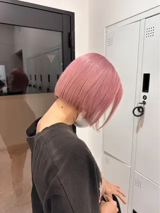 ショート カラー ヘアアレンジ 𝐠𝐢𝐫𝐥𝐲 𝐦𝐨𝐝𝐞🖤のヘアスタイル