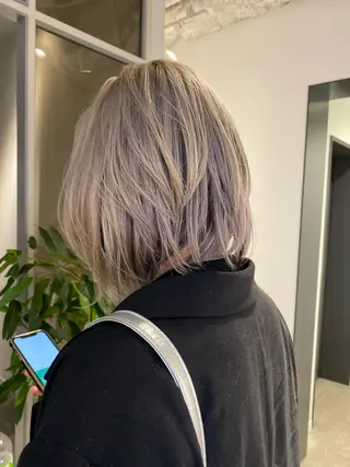 ミディアム カラー pino.【ピノ】所属・pino代表ナガタ ユースケ/荻窪美容室のヘアスタイル