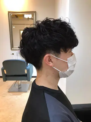 メンズ kazuya 縮毛矯正髪質改善✨✨のヘアスタイル