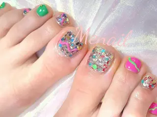 ネイル 🤍POP可愛い🧸 Menailのネイルデザイン