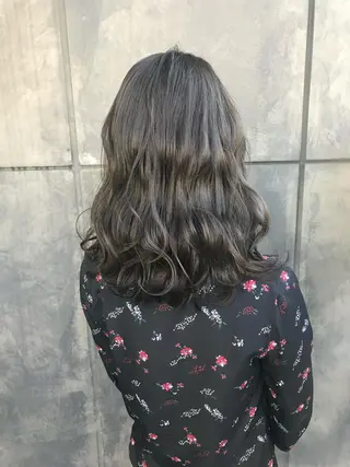 セミロング No1韓国風レイヤー &カチモリ✨ /サキのヘアスタイル