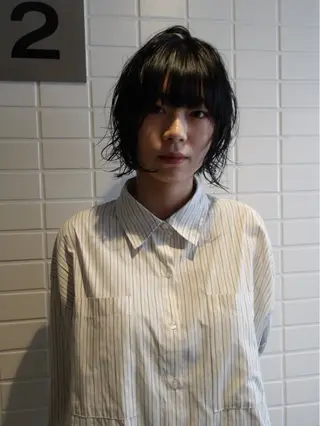 パーマ Miku / パーマモデル伏見 栄のヘアスタイル