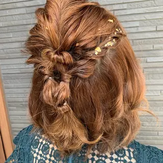 ヘアアレンジ 髪質改善 頭身浴/ 中田のヘアスタイル