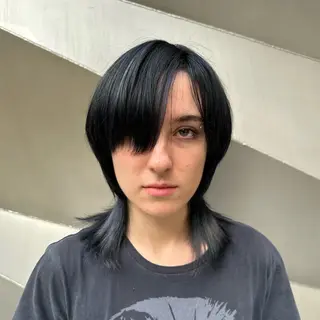 ミディアム カラー 🫧RYOグレージュ /透け感カラー🫧のヘアスタイル