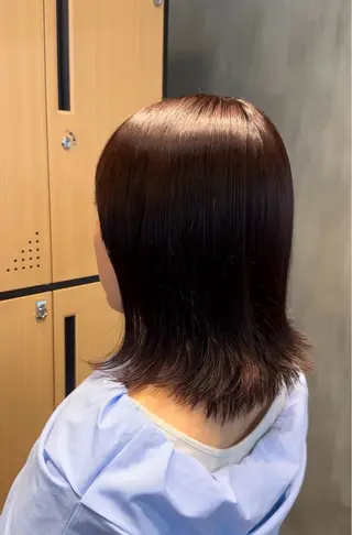 ミディアム カラー 髪質改善/レイヤー/ 艶髪🎀ayaneのヘアスタイル