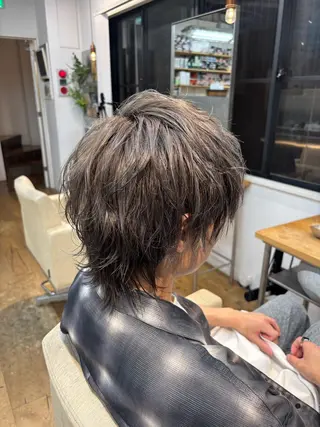 メンズ 圧倒的透明感カラー 福島駅/りなのヘアスタイル