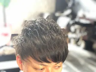 ショート パーマ 田中 就のヘアスタイル