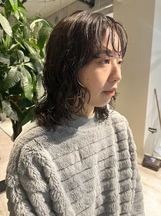 ミディアム シェアサロンコネクト所属・Chiho/ 博多/大人かわいいのヘアスタイル