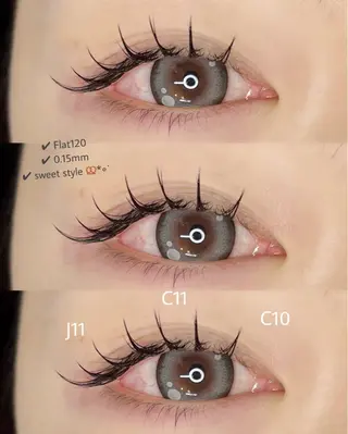 マツエク・マツパ Arona所属・Arona / 西山のマツエク・マツパデザイン