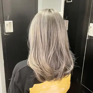 ミディアム カラー ヘアアレンジ アンドウ ユウ/ レイヤーカット/韓国のヘアスタイル