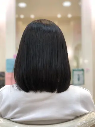 ミディアム パーマ キッズ ダメージレス 桧山店長のヘアスタイル