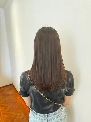 セミロング 吉田 新平のヘアスタイル