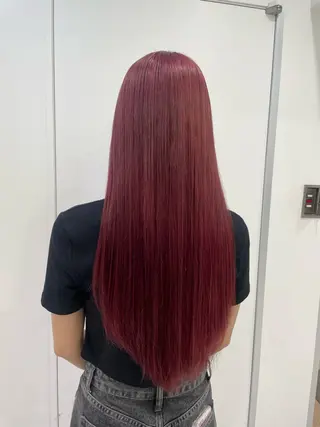 セミロング カラー 大人っぽ♡上品な暖色 ♡ブリーチなし♡のヘアスタイル