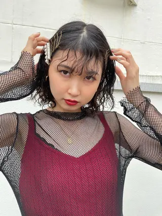 ミディアム パーマ 🩵ANELA東口 齋藤琴音💚のマツエク・マツパデザイン