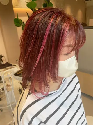 ミディアム カラー Le rond ロンド所属・Le rond吹田店のヘアスタイル