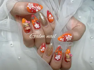 ネイル Glam Nail Salon所属・Meri💅ジェル& チップ長さだし専門のネイルデザイン