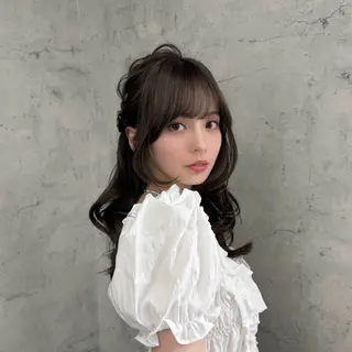 ロング ヘアアレンジ JUNSHIN🦋 ヘアセット／カラーのヘアスタイル