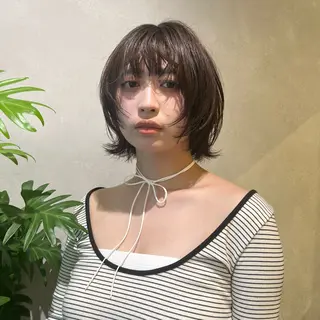 ショート カラー CANAAN hair salon 表参道店所属・メンズロング／パーマ 村松蒼真のヘアスタイル