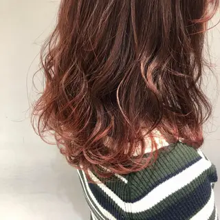 セミロング カラー 韓国ヘア🇰🇷 トヨキトキコのヘアスタイル