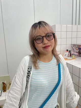 ミディアム カラー 関 京磨のヘアスタイル