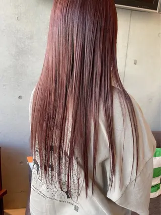 ロング カラー 清水 真衣のヘアスタイル