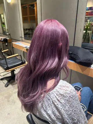 ロング 神野 柚芽のヘアスタイル