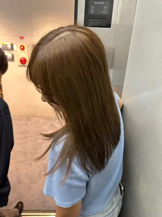 ミディアム 山野愛子美容室銀座所属・銀座YUKINA🌙 ダブルカラー🩷のヘアスタイル