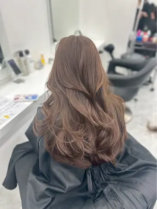 ロング ブリーチなし🫧韓国 🫧HANA🫧のヘアスタイル